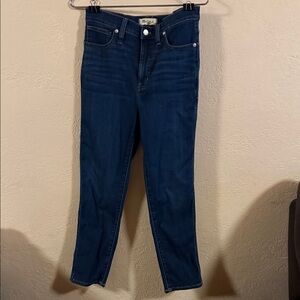 Madewell Stovepipe Classic Blue Women's Jeans